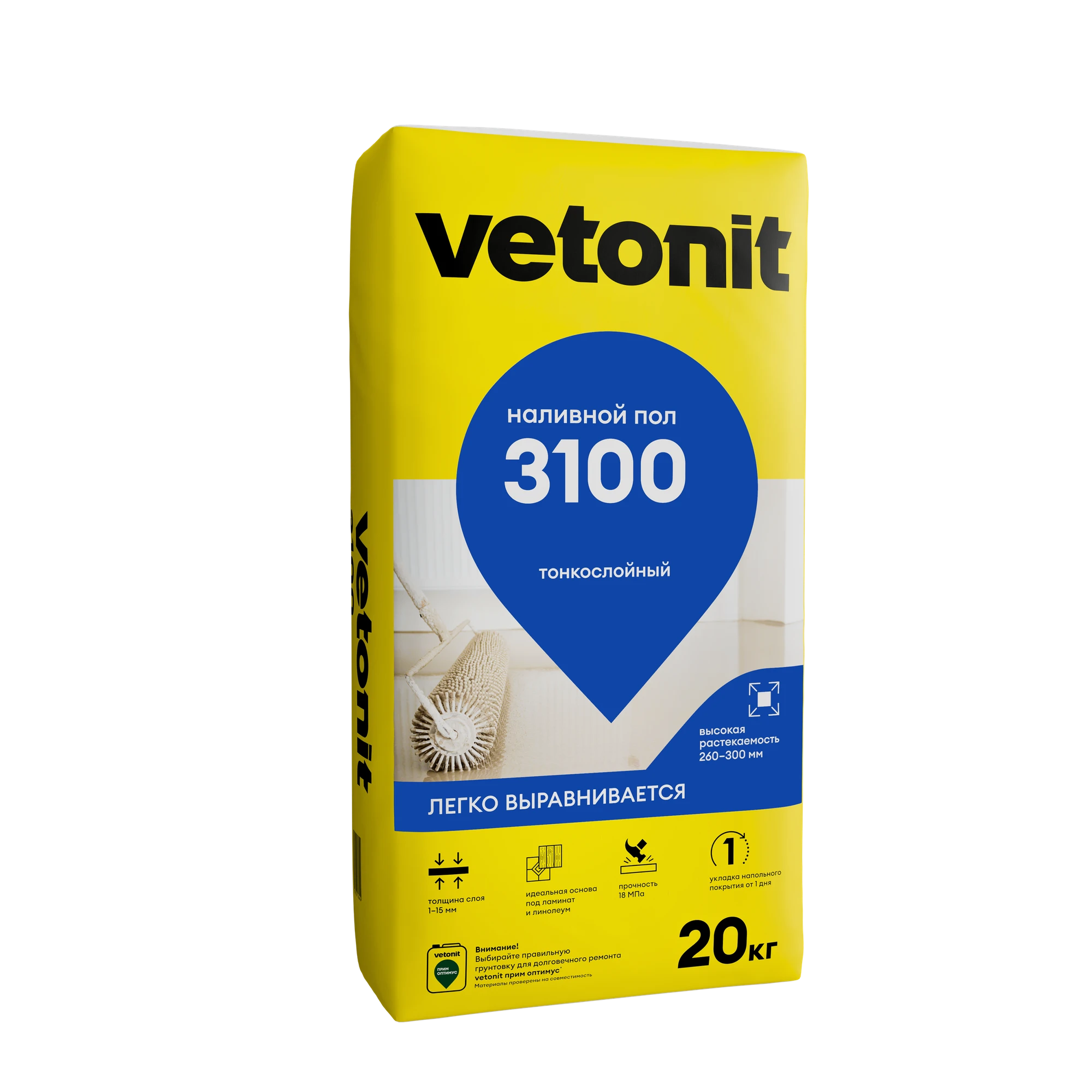 Наливной пол Vetonit 3100 20 кг Наливной пол Vetonit 3100 20 кг