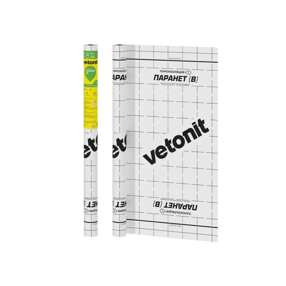 Пароизоляционная пленка Vetonit Паранет (Б) 70 м2 Пароизоляционная пленка Vetonit Паранет (Б) 70 м2