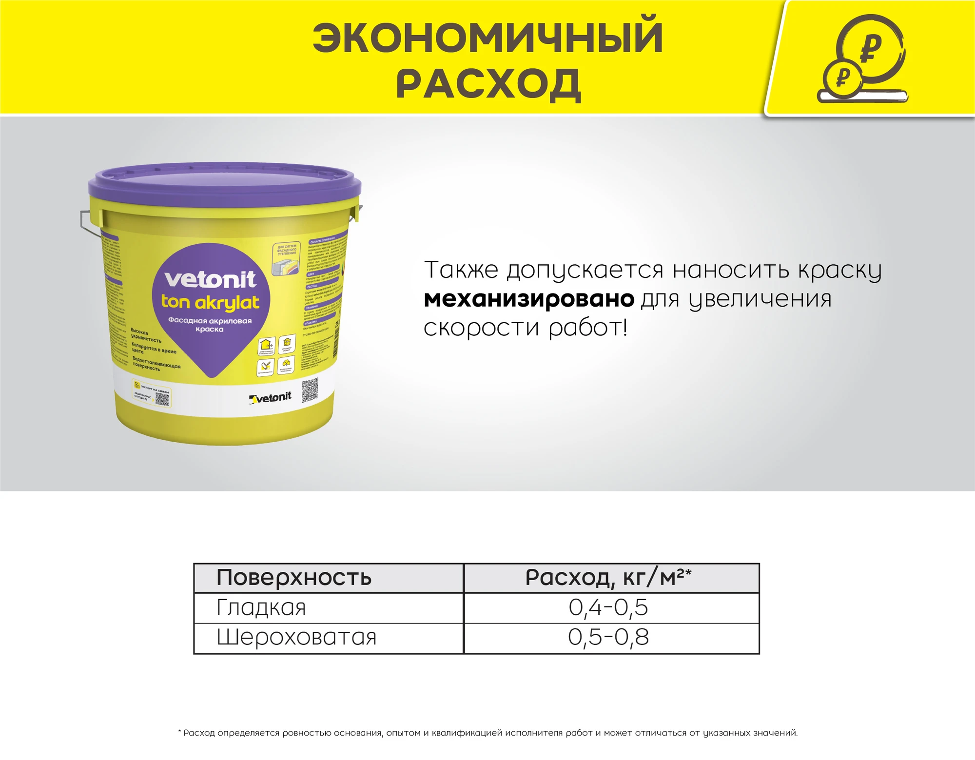 Краска Vetonit тон акрилат 25 кг, фото товара (1) Краска Vetonit тон акрилат 25 кг (1)